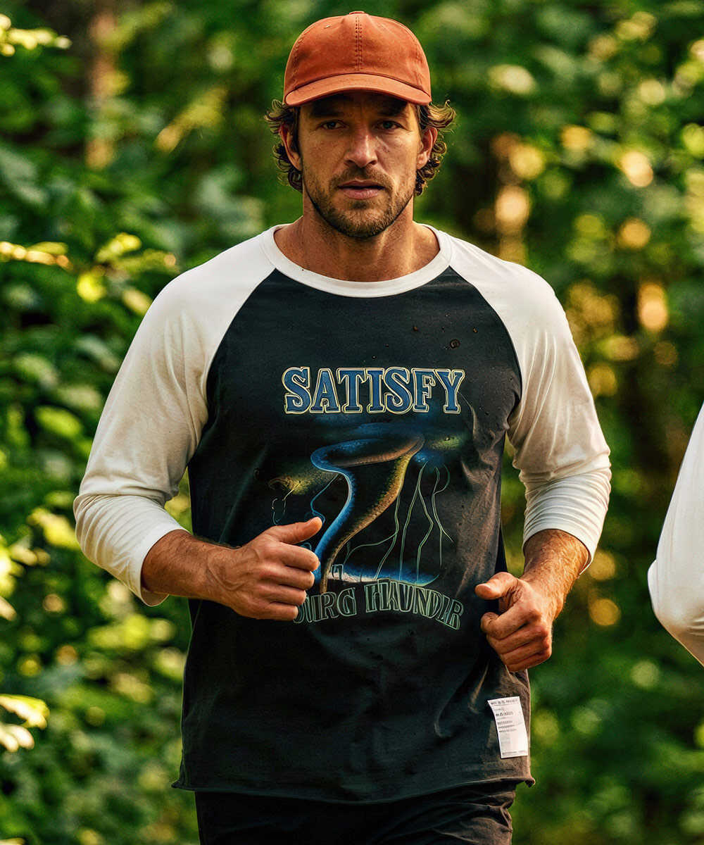 バックプリント ベースボールTシャツ