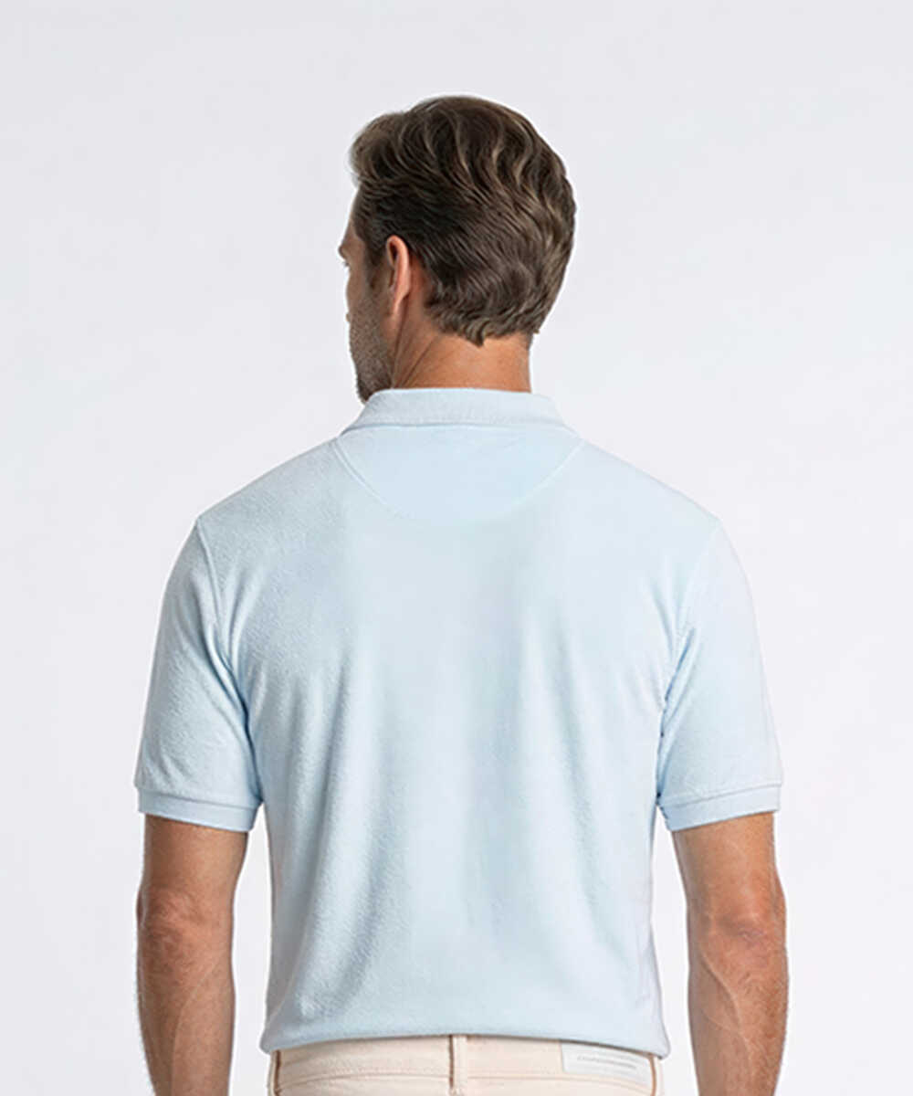 パイル スキッパーポロシャツ