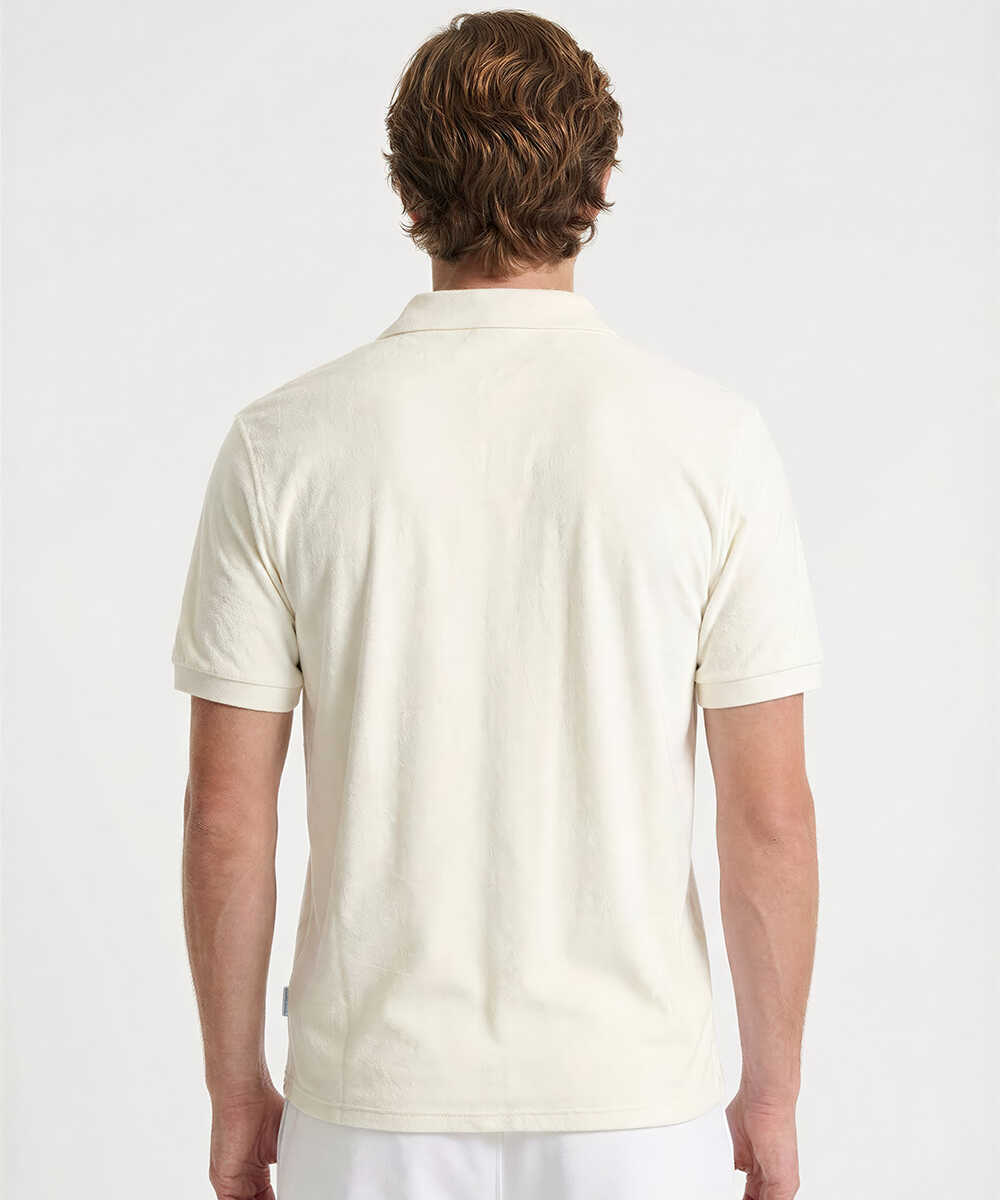 パイル スキッパーポロシャツ