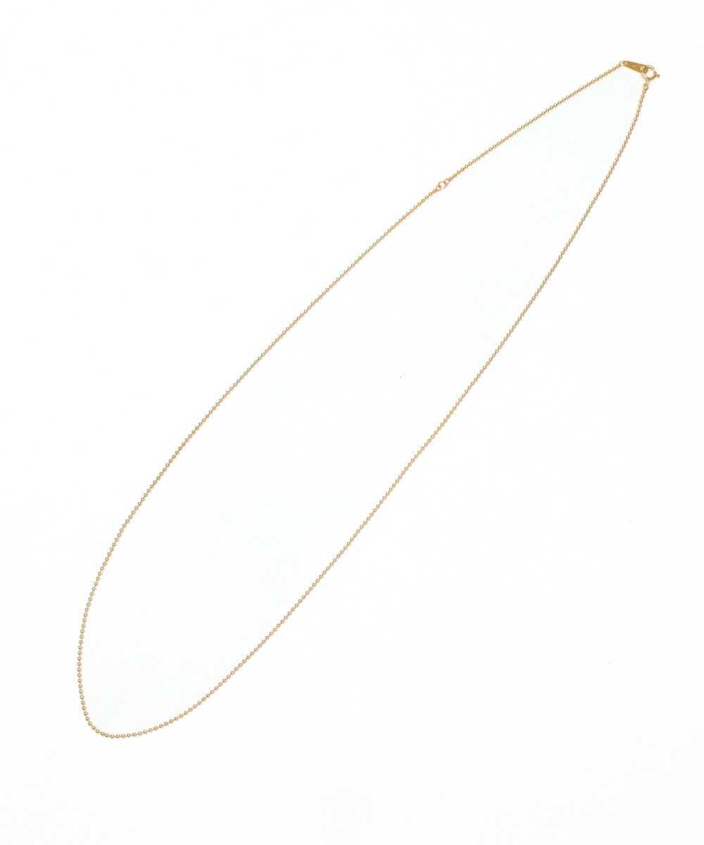 SV925(K18YGコーティング) オーブ チェーンネックレス