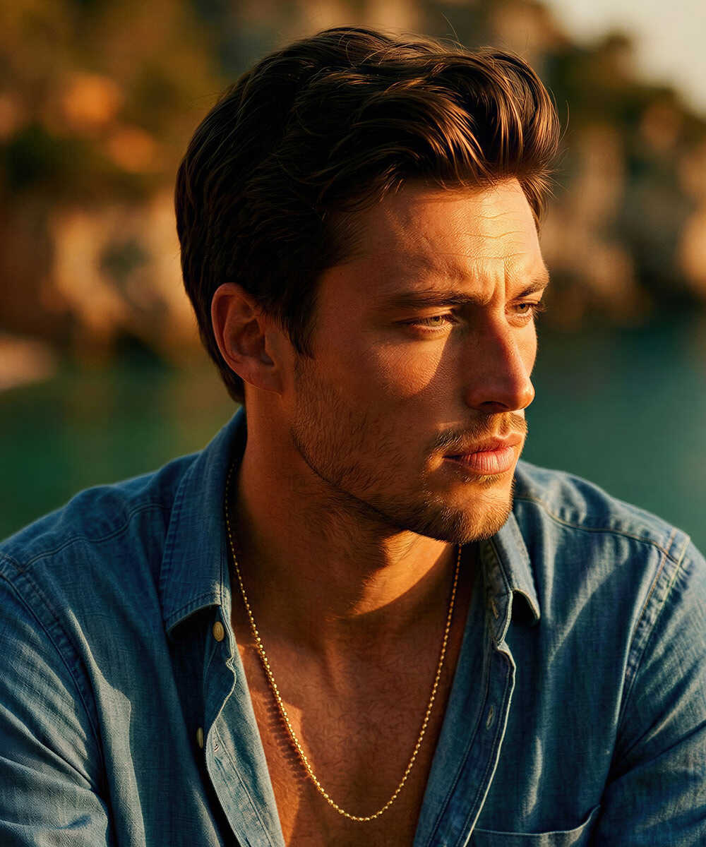 ”SV925(K18YGコーティング)オーブチェーン”ネックレス