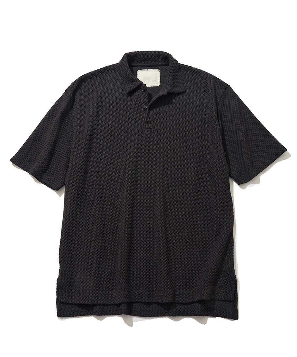 ワッフルポロシャツ