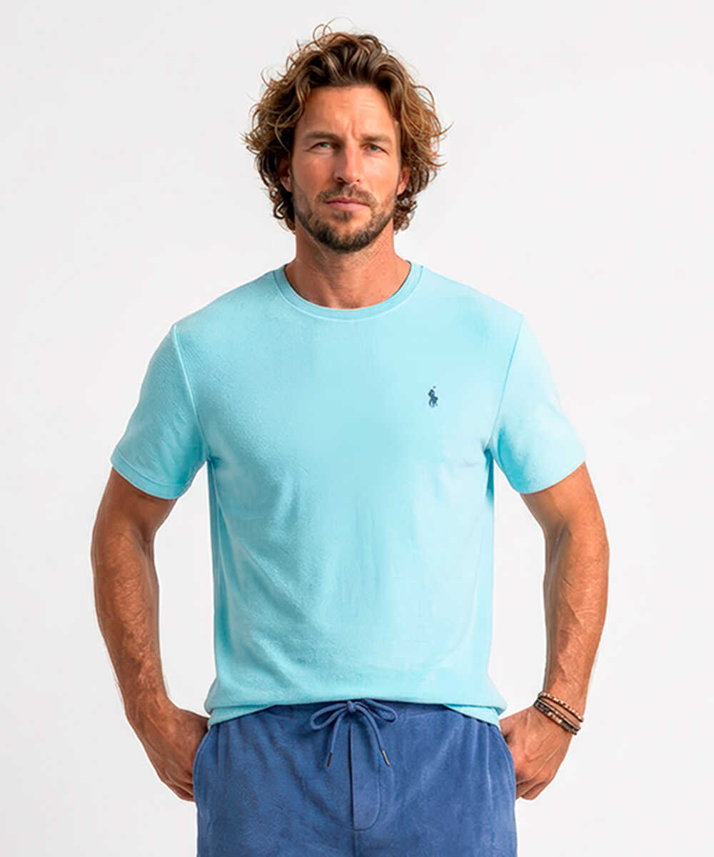 “ポロ ポニー“ロゴ刺繍 パイルTシャツ