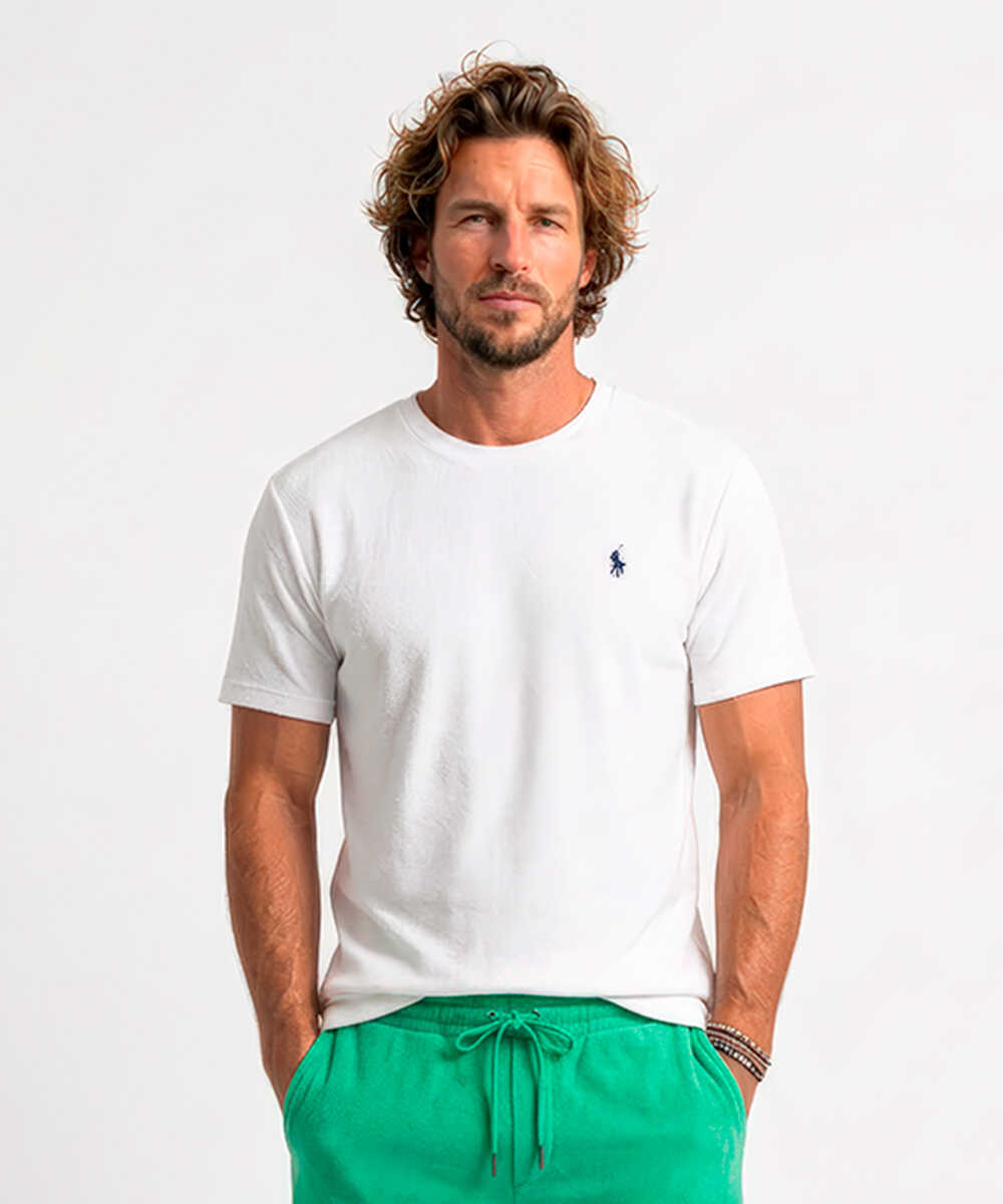 “ポロ ポニー“ロゴ刺繍 パイルTシャツ