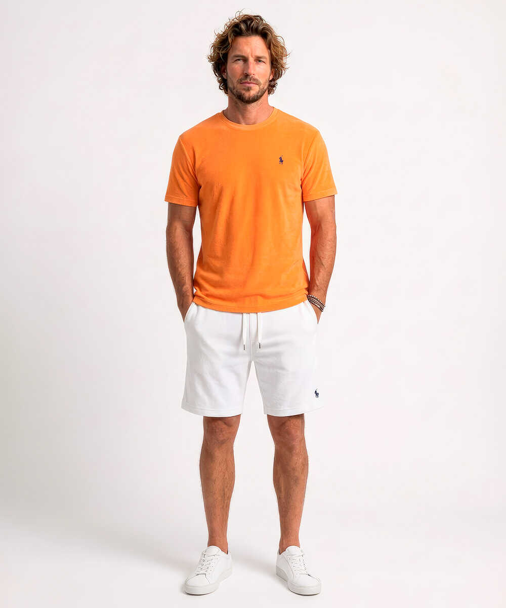 “ポロ ポニー“ロゴ刺繍 パイルTシャツ