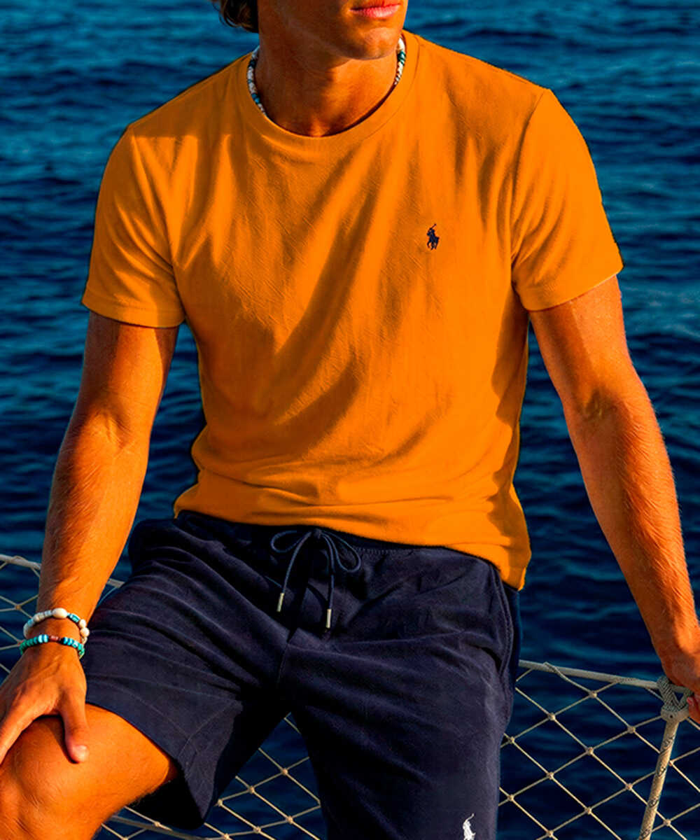 “ポロ ポニー“ロゴ刺繍 パイルTシャツ