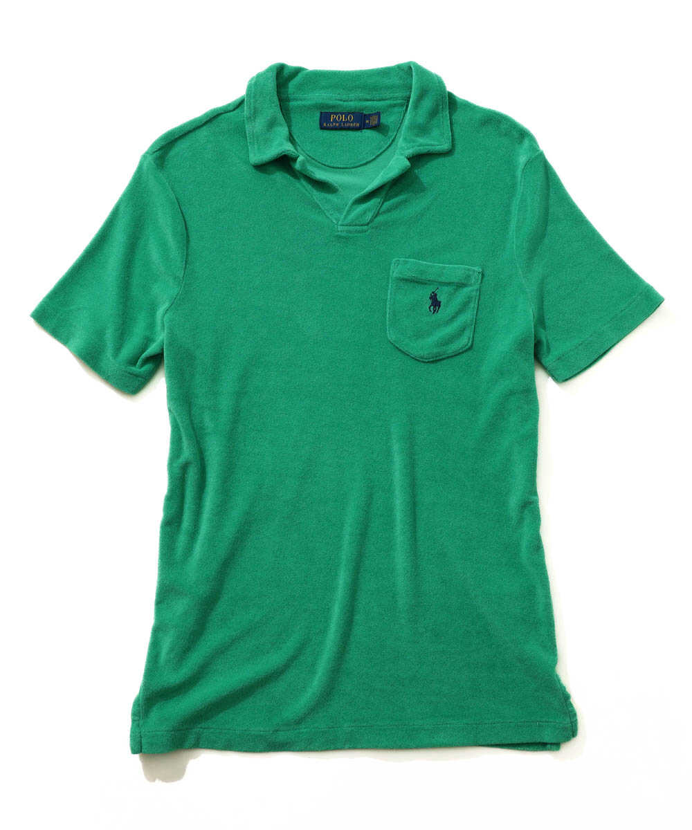 【4月カタログ】“ポロポニー”ロゴ刺繍 パイルスキッパーポロシャツ