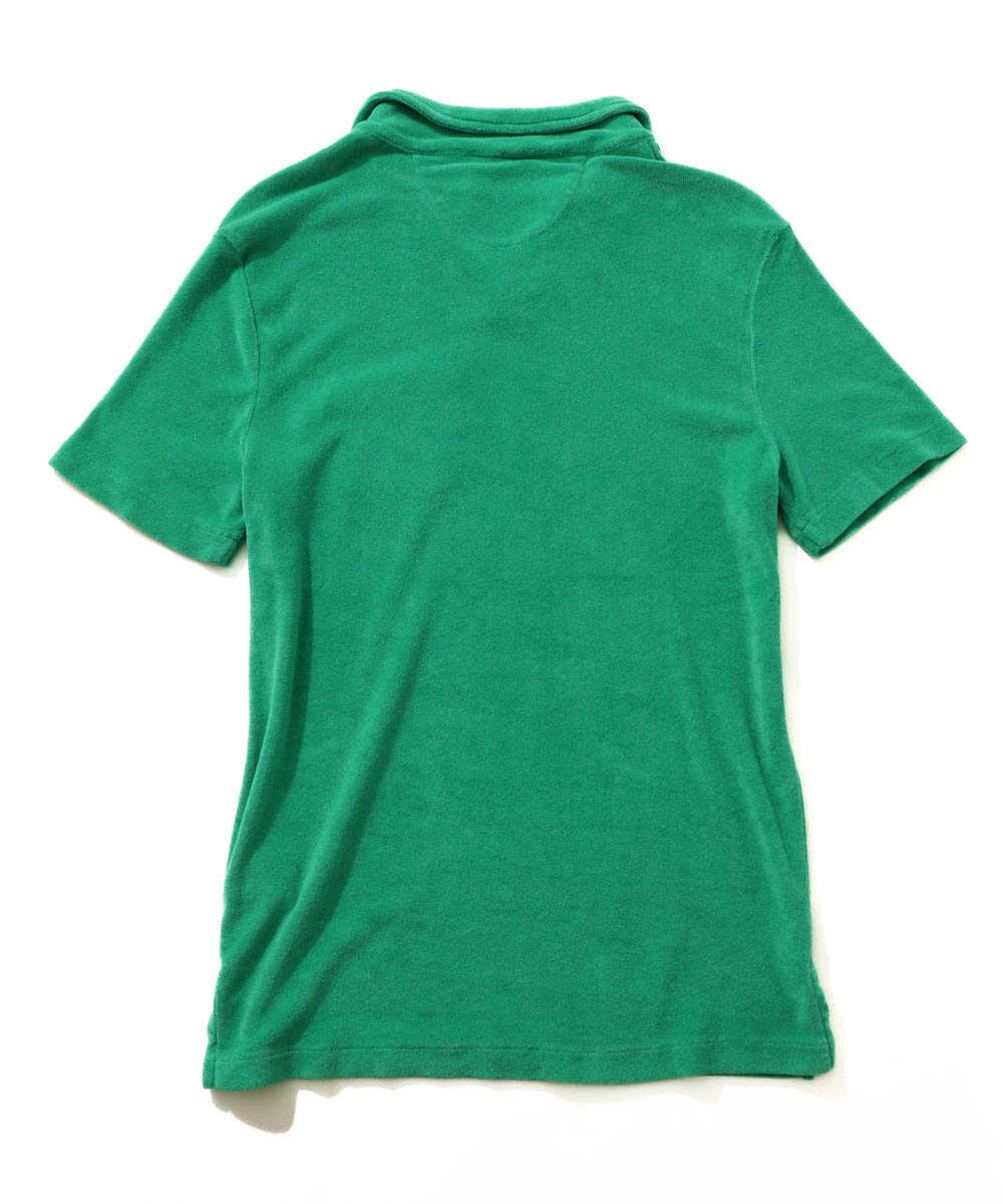 “ポロ ポニー“ロゴ刺繍 パイルスキッパーポロシャツ