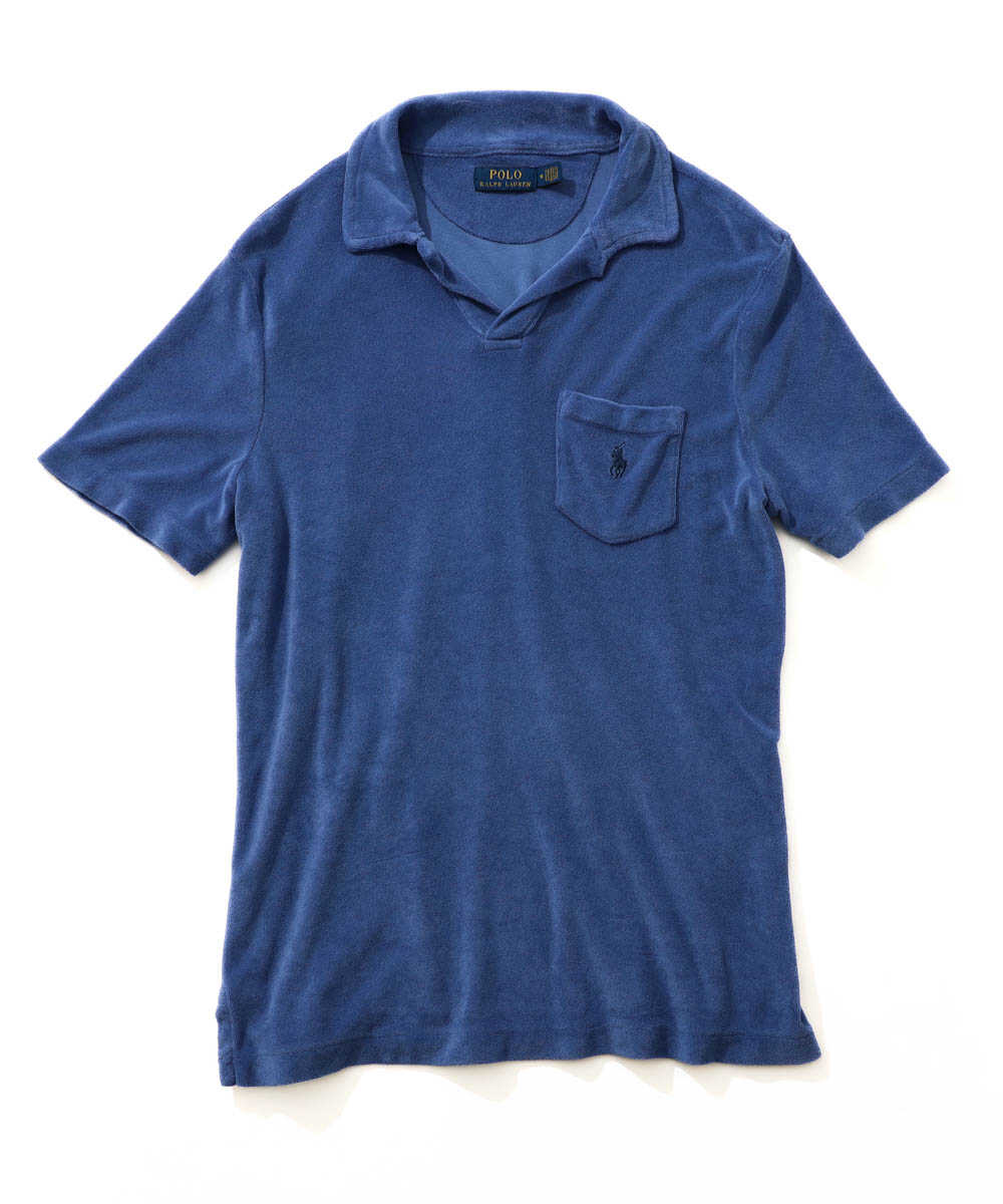 【4月カタログ】“ポロポニー”ロゴ刺繍 パイルスキッパーポロシャツ