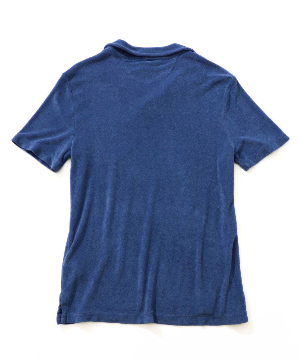 “ポロ ポニー“ロゴ刺繍 パイルスキッパーポロシャツ