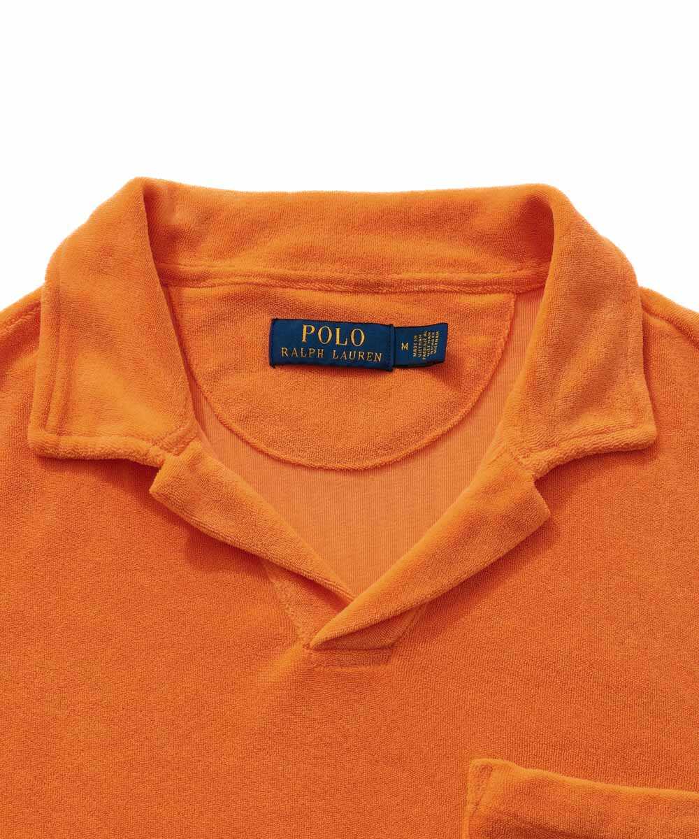 “ポロ ポニー“ロゴ刺繍 パイルスキッパーポロシャツ