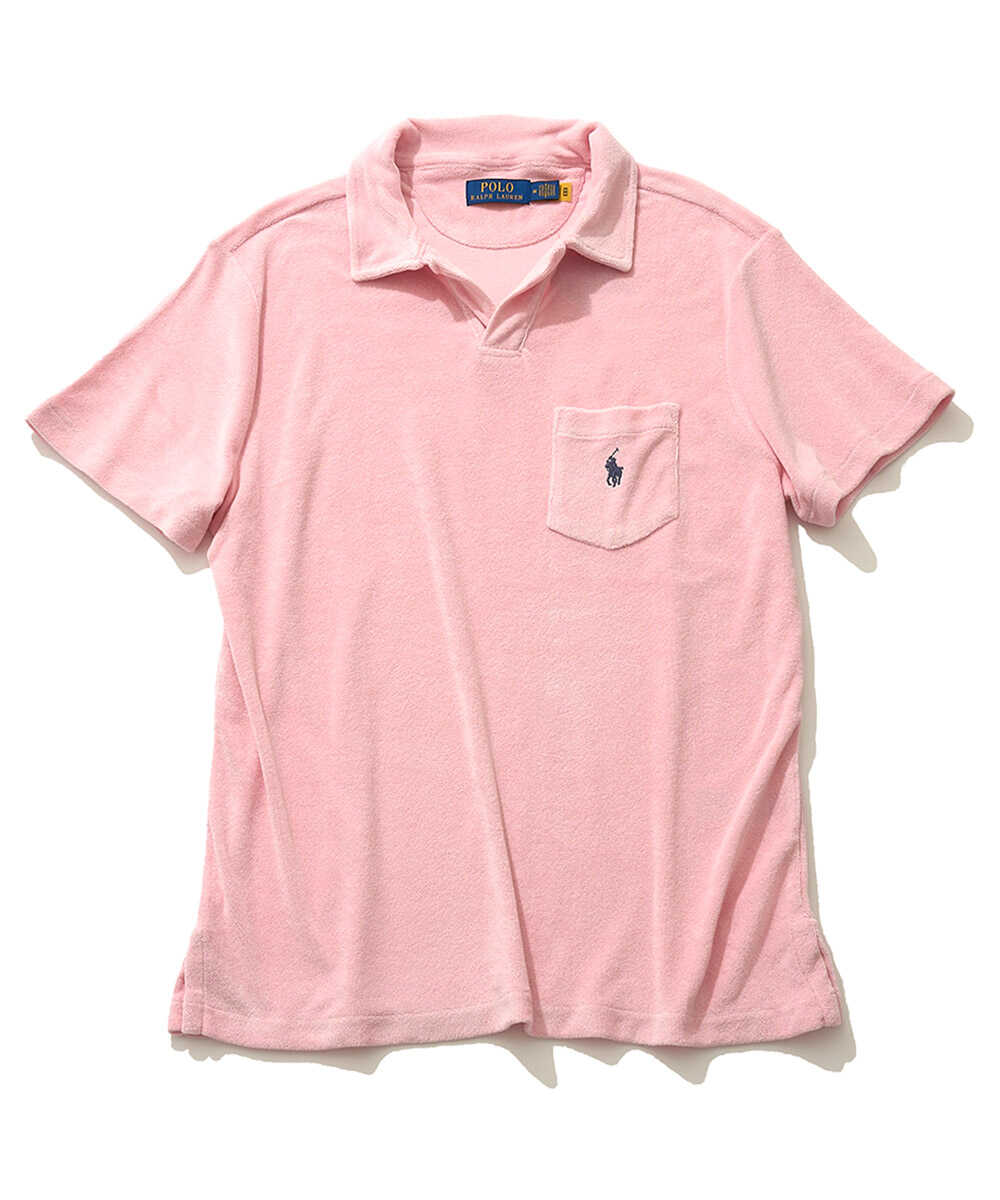 “ポロ ポニー“ロゴ刺繍 パイルスキッパーポロシャツ
