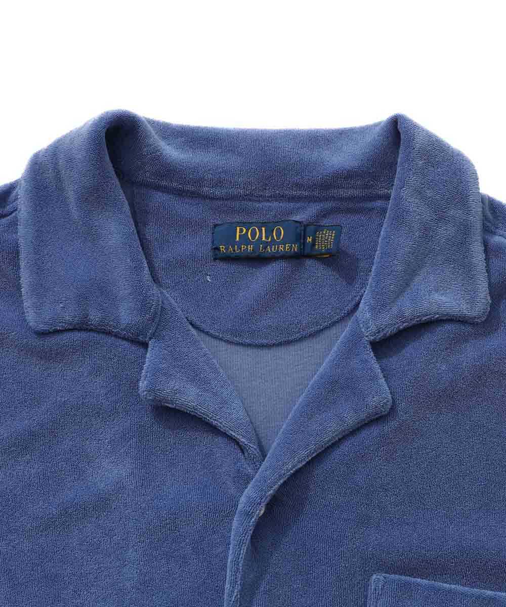 “ポロ ポニー”ロゴ刺繍 パイル半袖シャツ