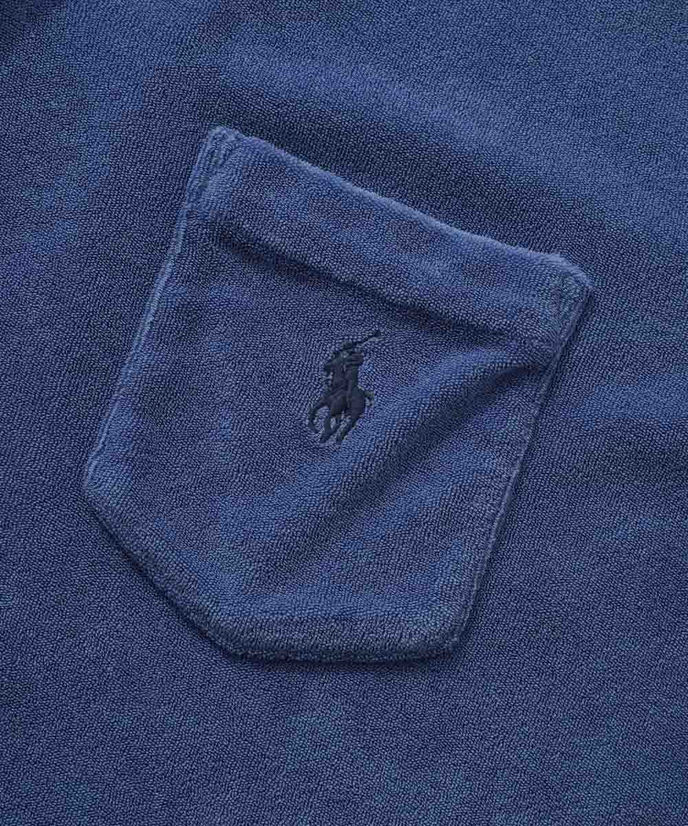 “ポロ ポニー”ロゴ刺繍 パイル半袖シャツ