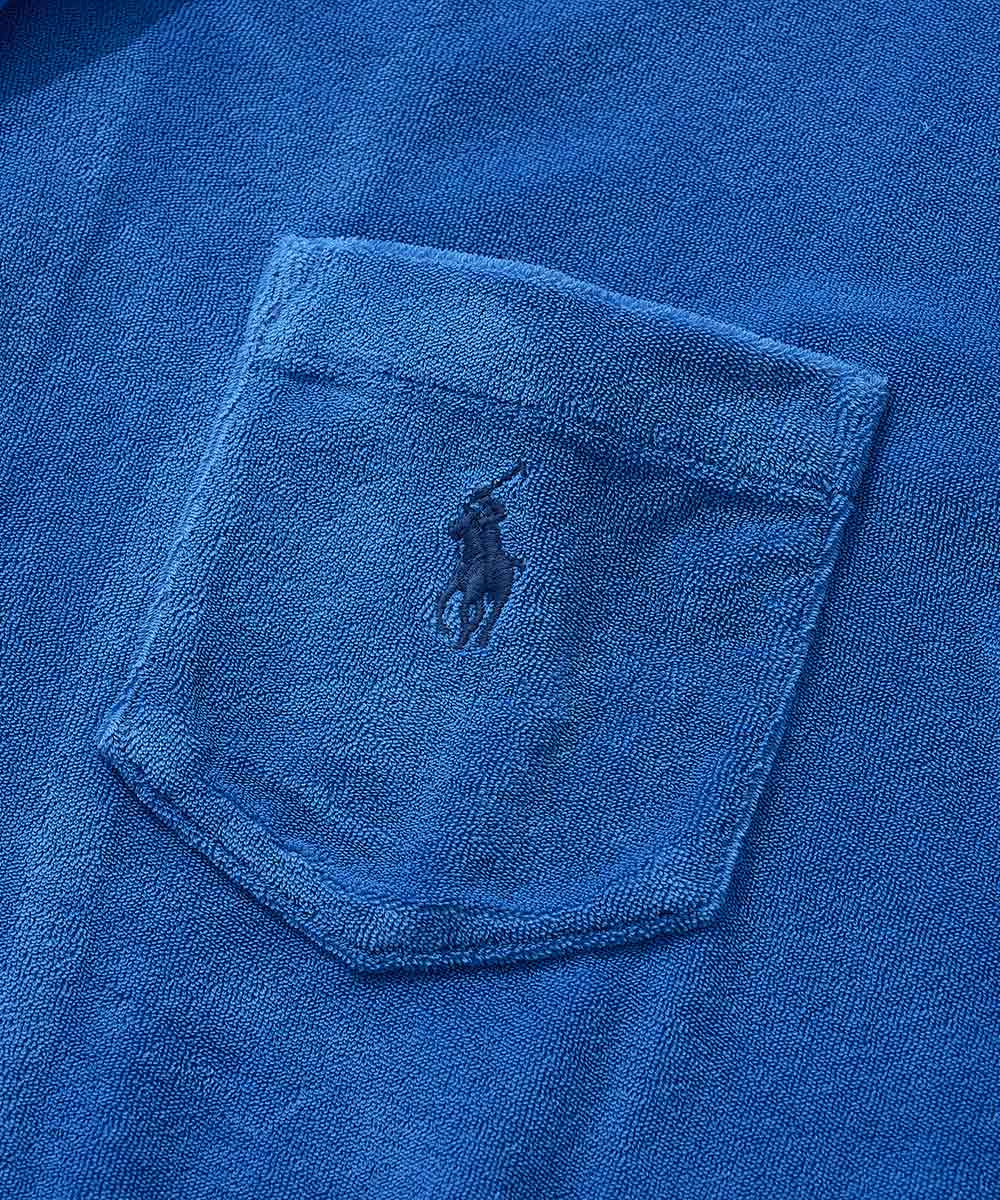 “ポロ ポニー”ロゴ刺繍 パイル半袖シャツ