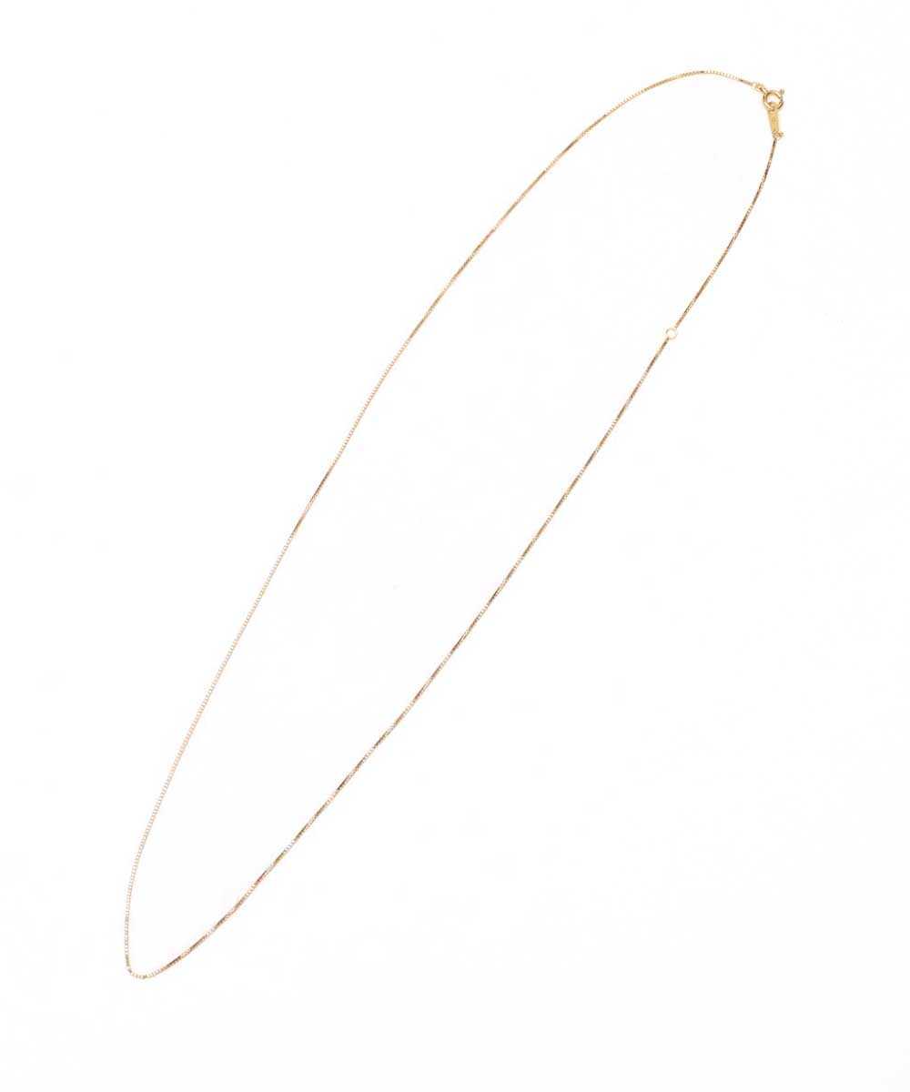 ”K18YG シックスチェーン”ネックレス