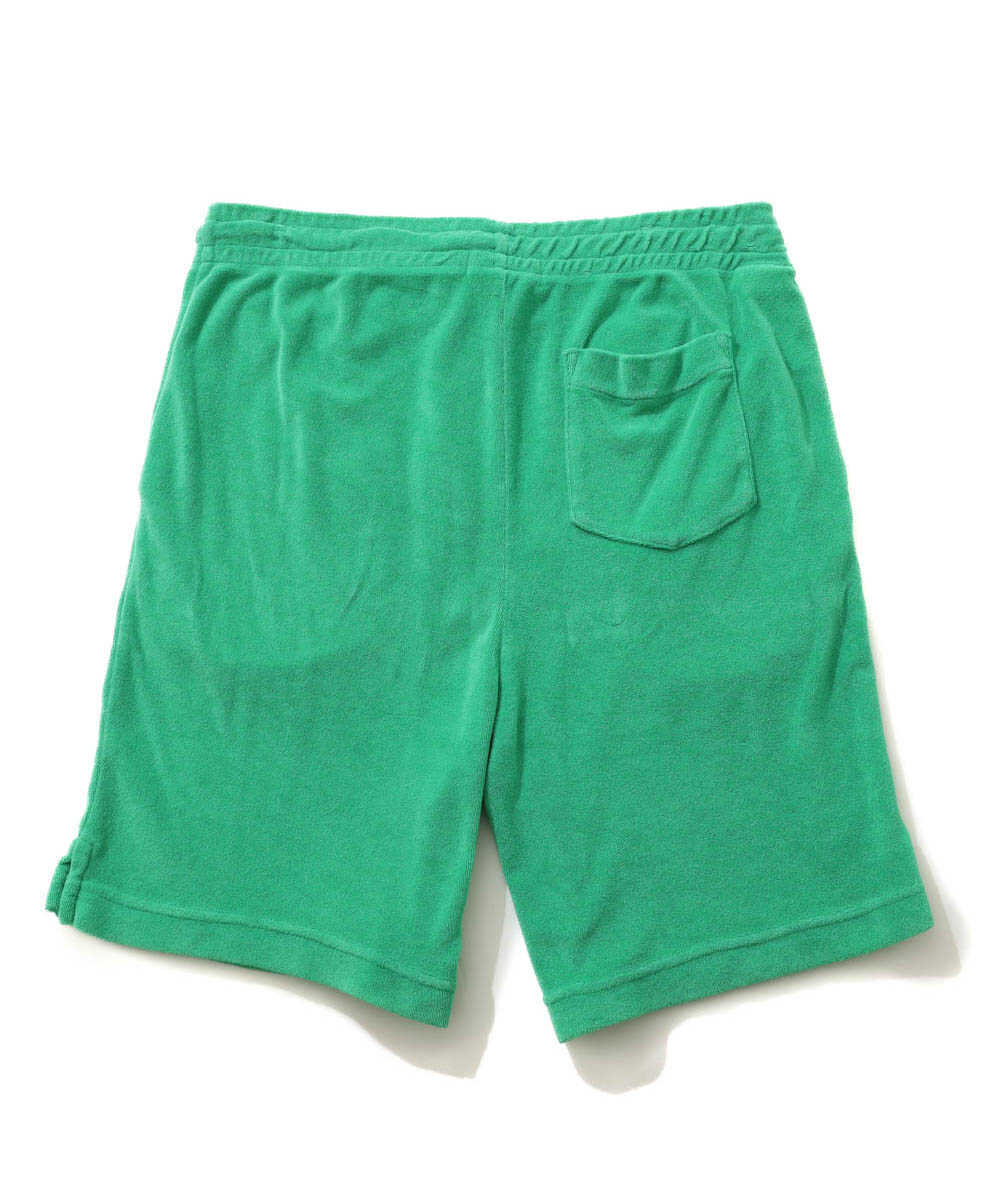 “ポロ ポニー“ロゴ刺繍 パイルショーツ