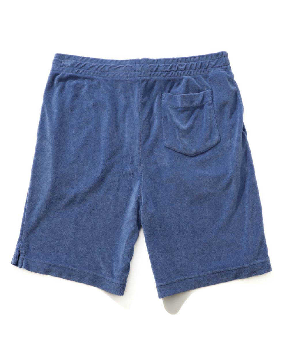 “ポロ ポニー“ロゴ刺繍 パイルショーツ