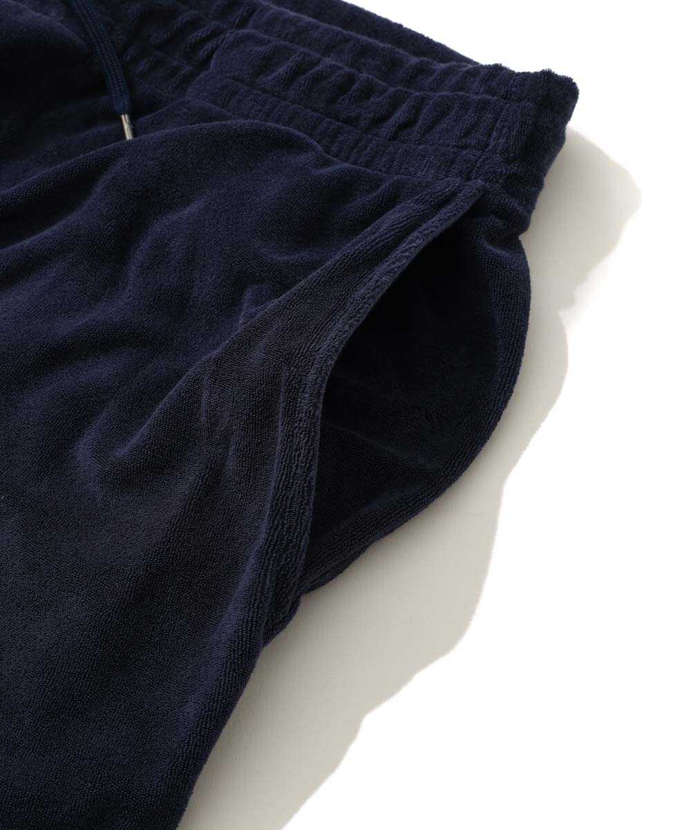 “ポロ ポニー“ロゴ刺繍 パイルショーツ