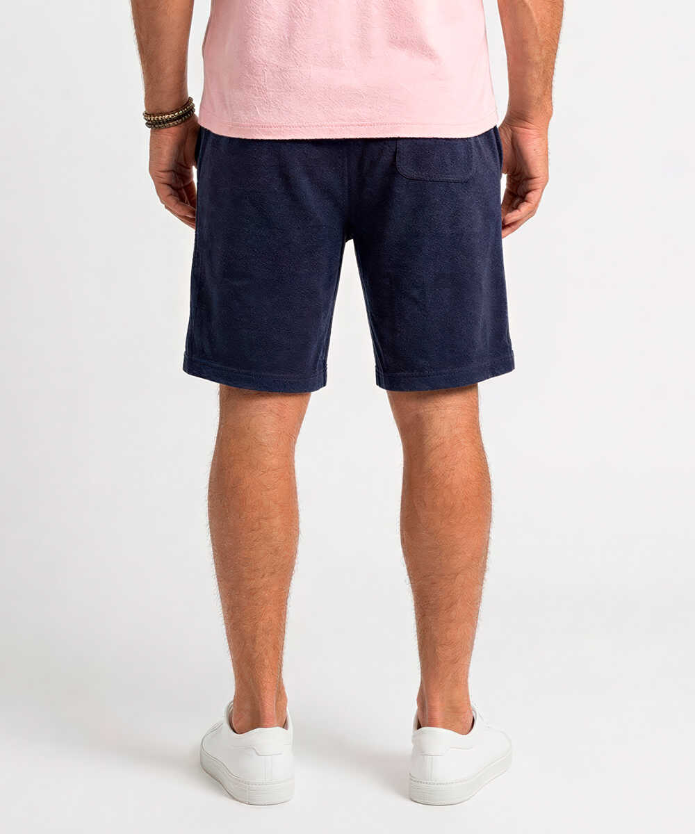 “ポロ ポニー“ロゴ刺繍 パイルショーツ