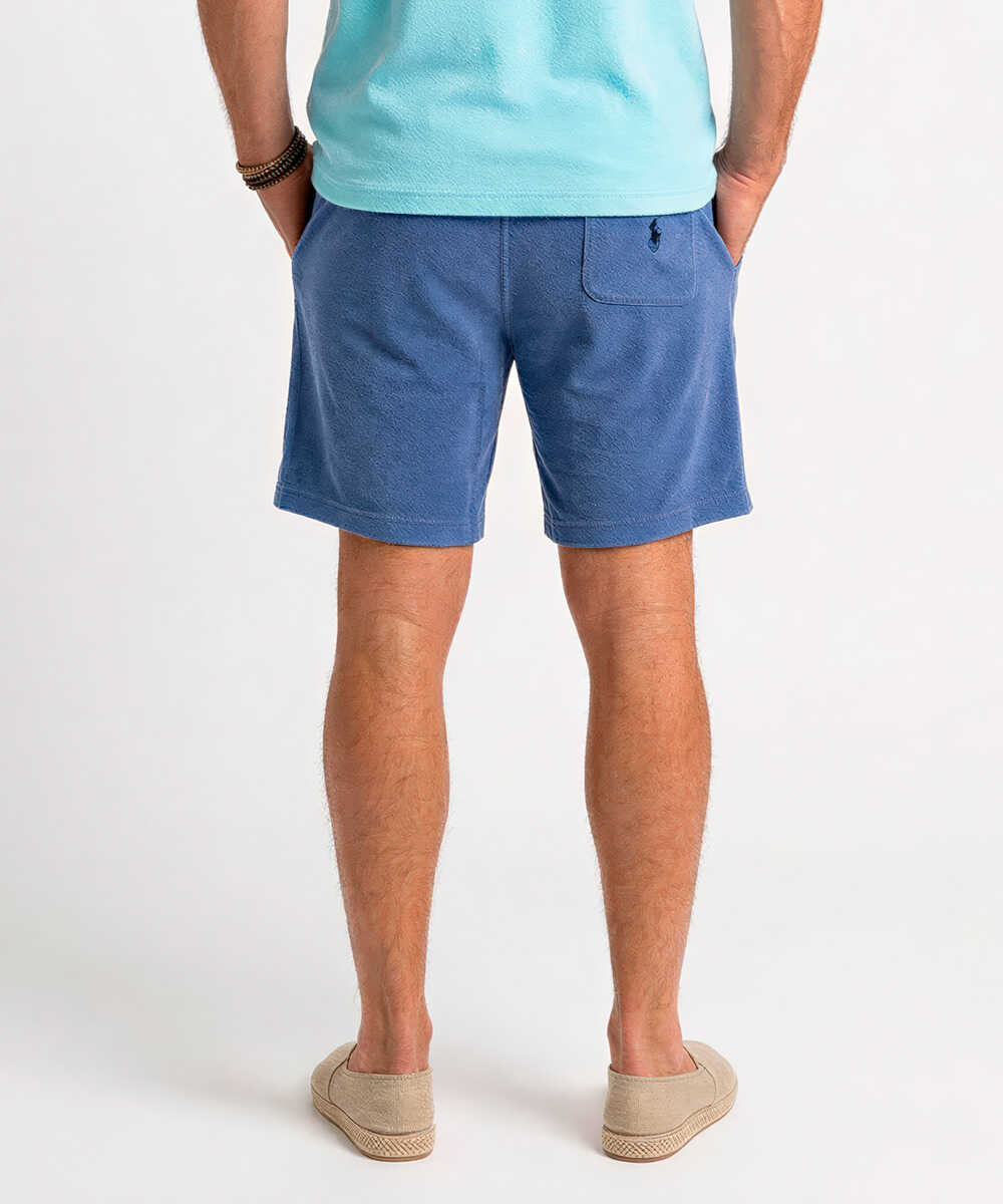 “ポロ ポニー“ロゴ刺繍 パイルショーツ