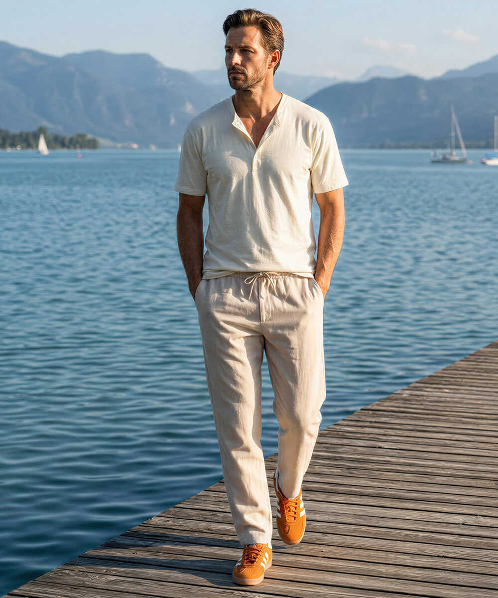 別注先行 スラブカレンダー テイパードパンツ