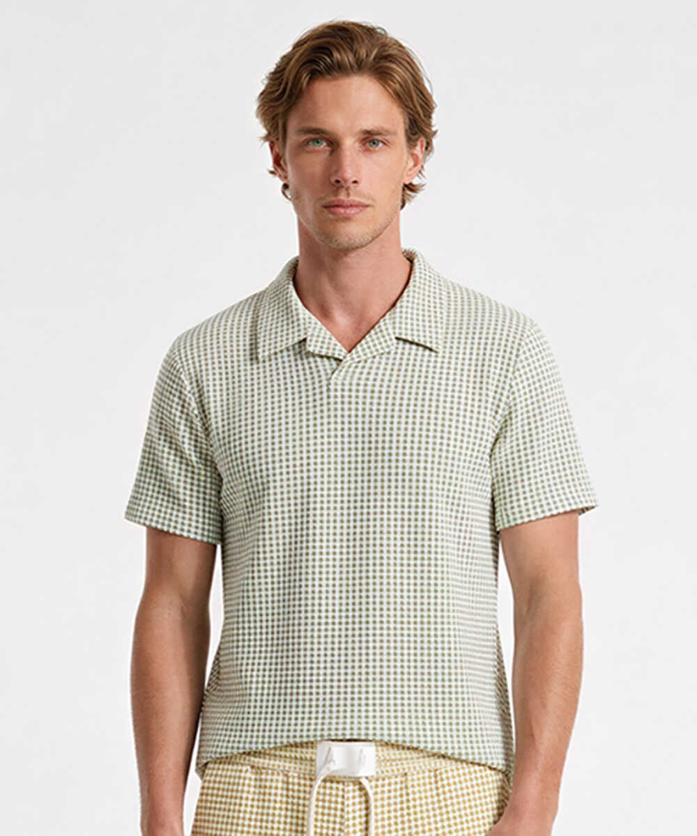 別注限定 ワッフルスキッパー ポロシャツ