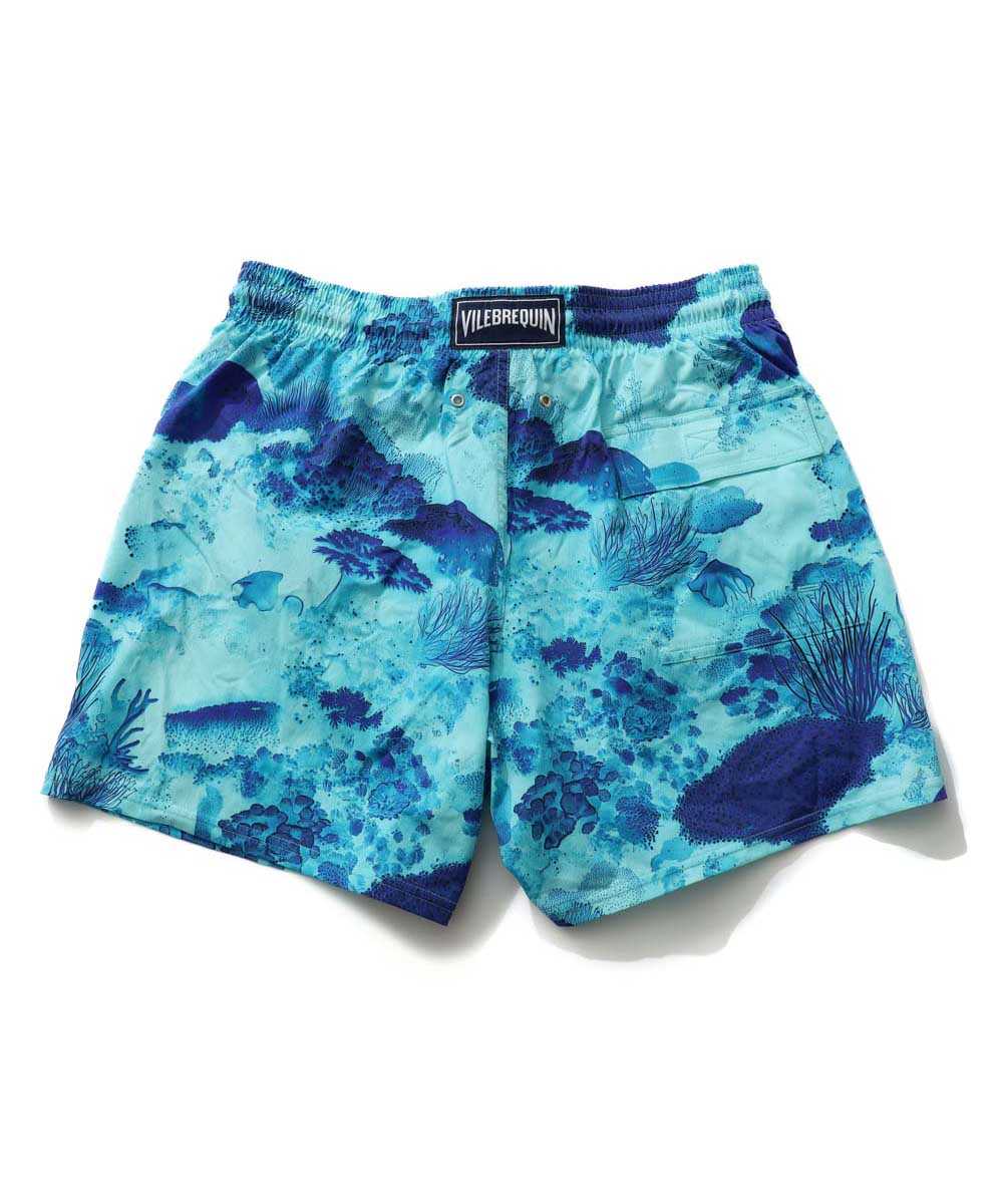 総柄プリント スイムショーツ