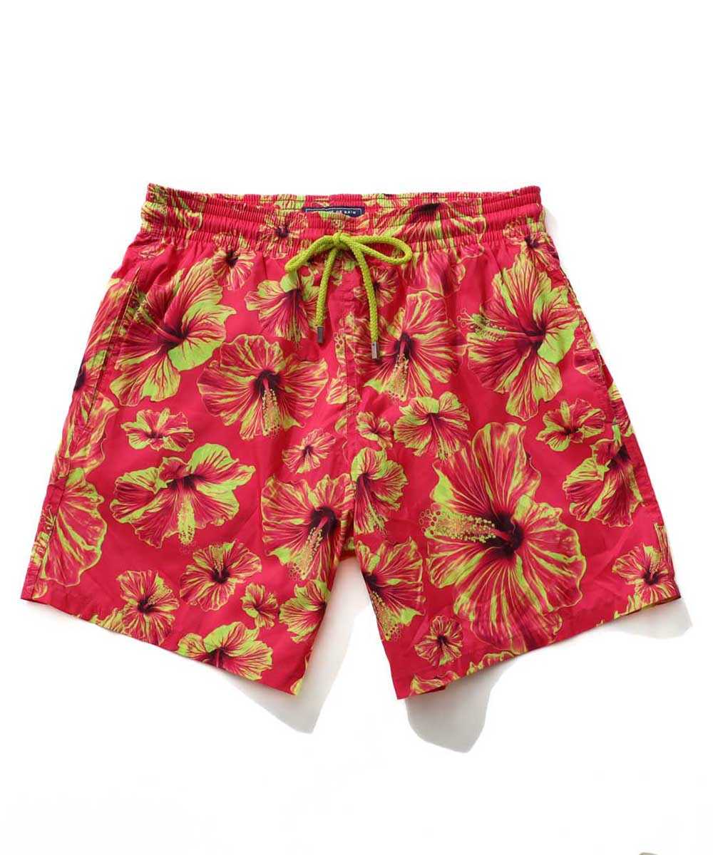 総柄プリント スイムショーツ