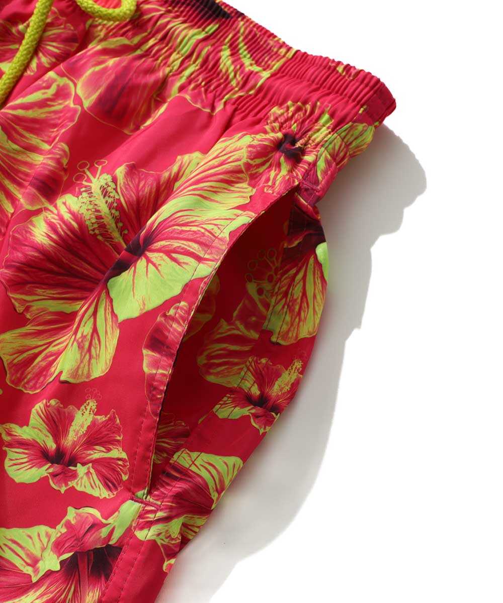 総柄プリント スイムショーツ