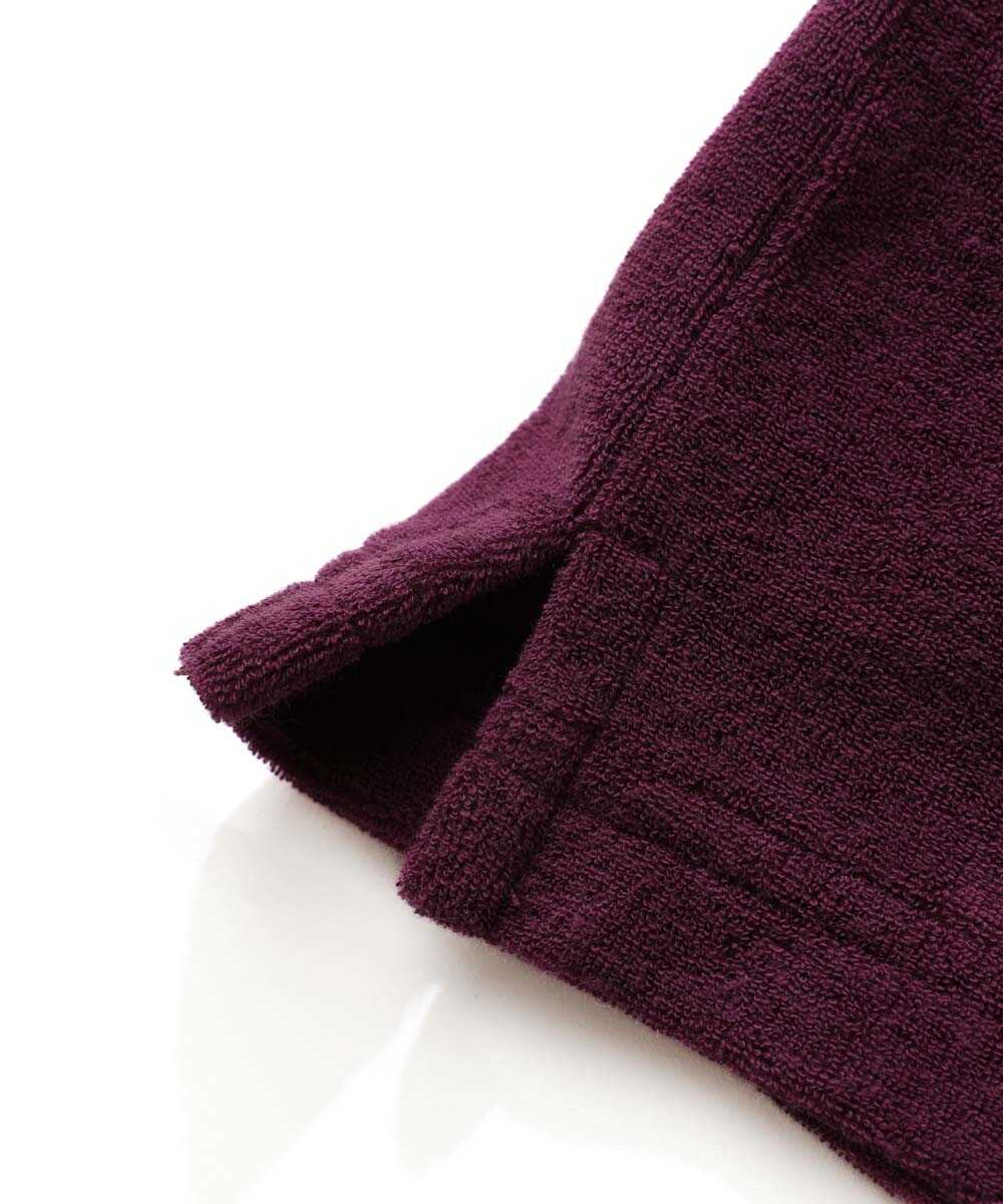 ロゴ刺繍 パイルポロシャツ