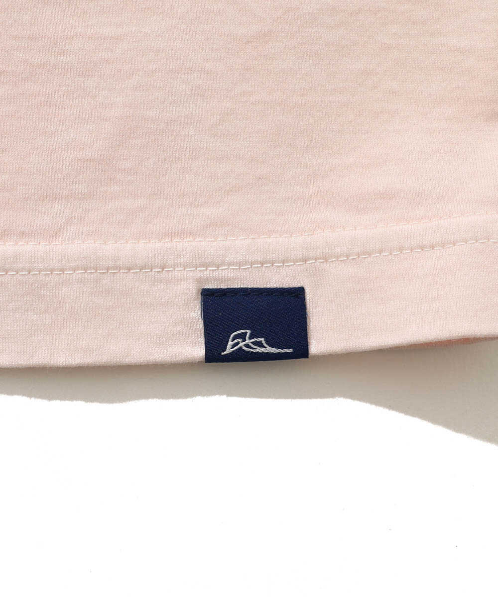 限定 超長綿 イスラエルピマ ヘンリーネックTシャツ