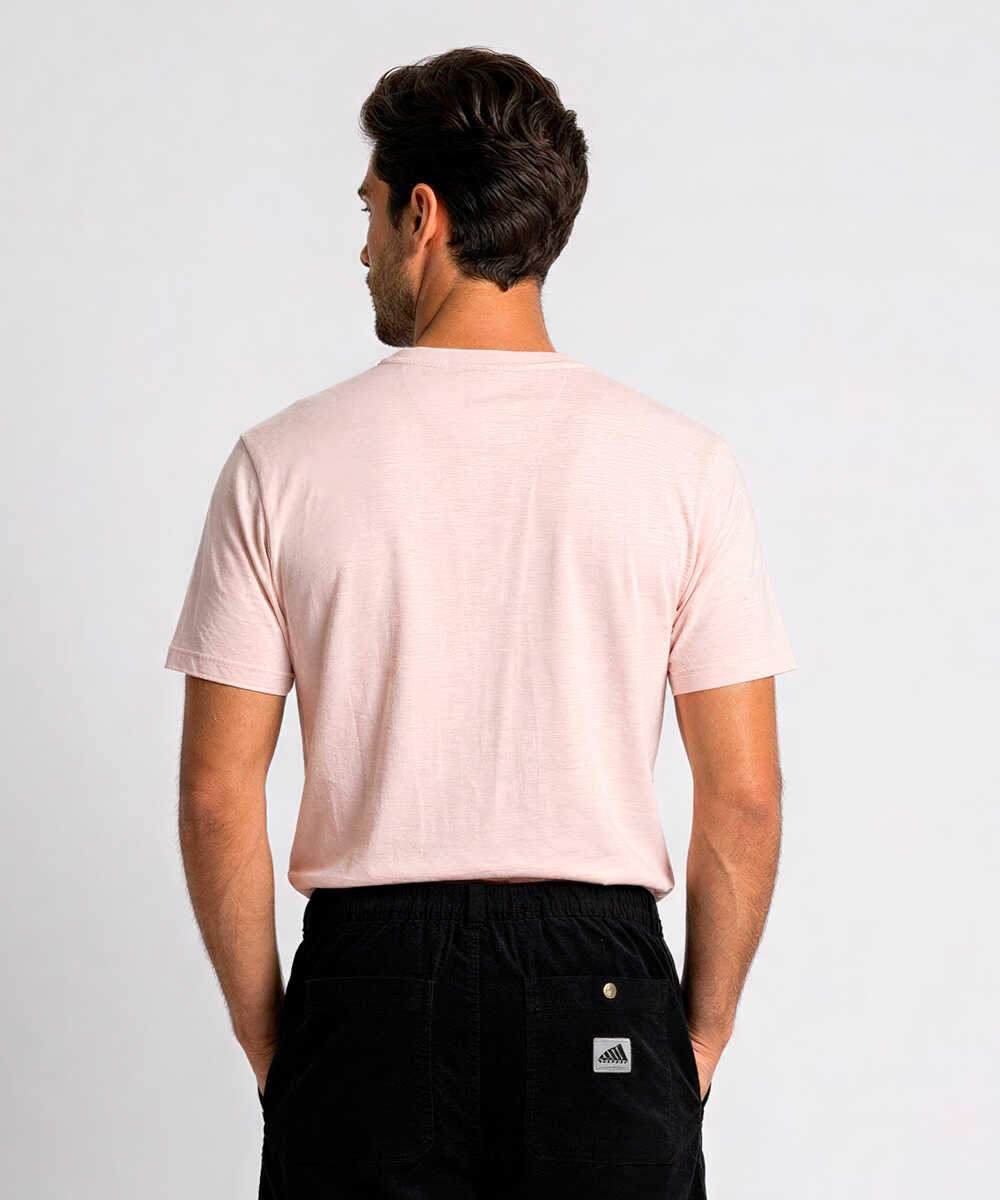 限定 超長綿 イスラエルピマ ヘンリーネックTシャツ