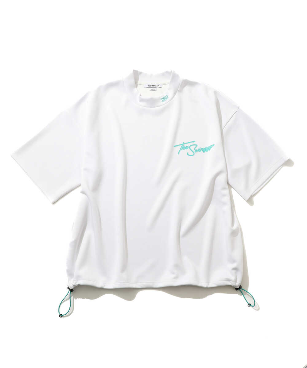 別注限定 モックネック ロゴTシャツ