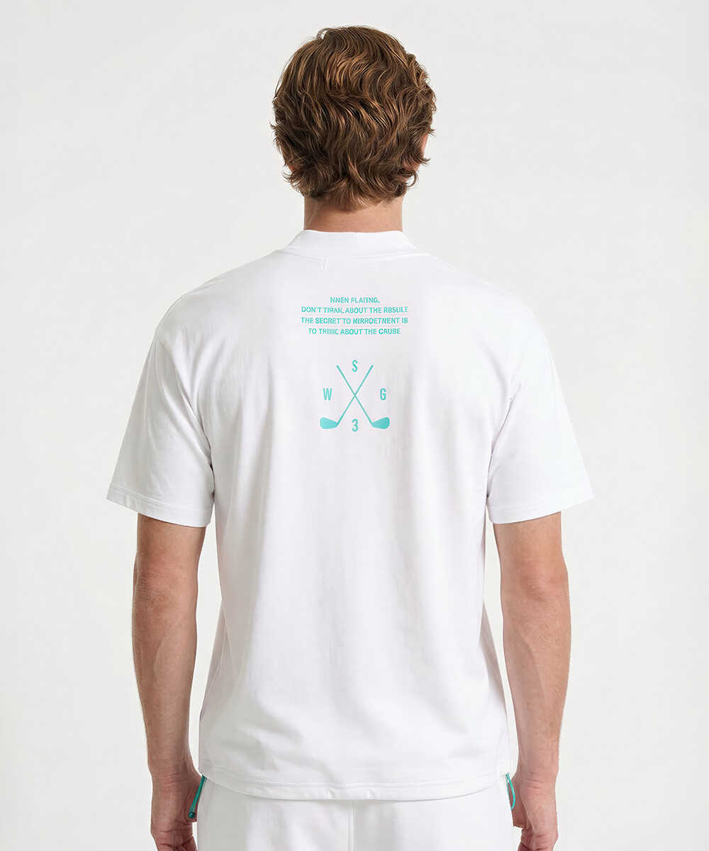 別注限定 モックネックTシャツ