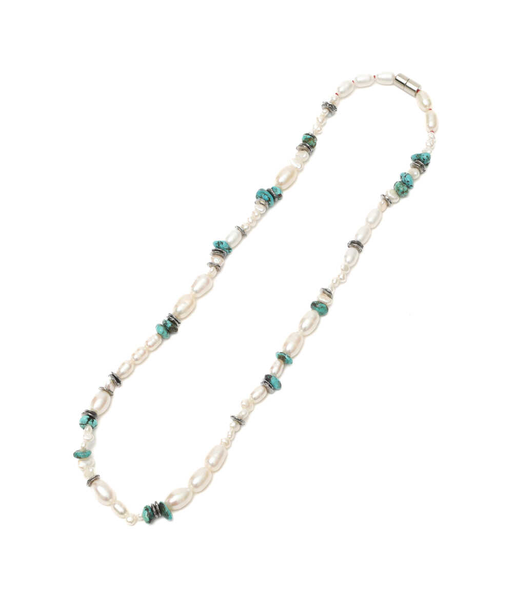 【4月カタログ】パールターコイズネックレス