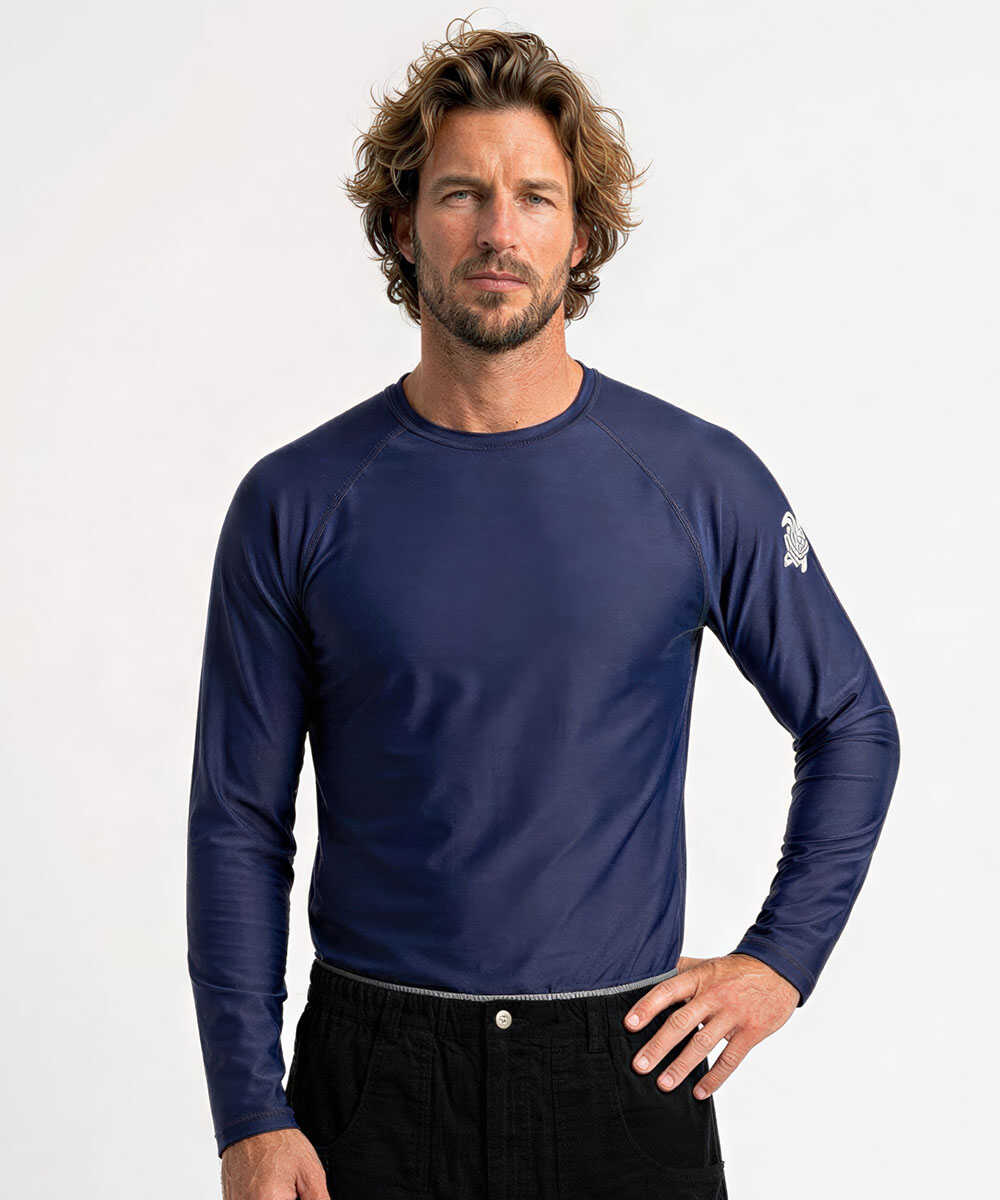 クルーネック ラッシュガード