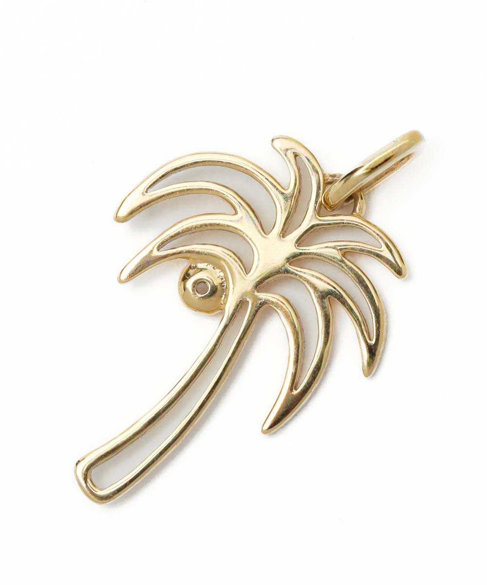 ”K10YG パームツリー ”ペンダントトップ