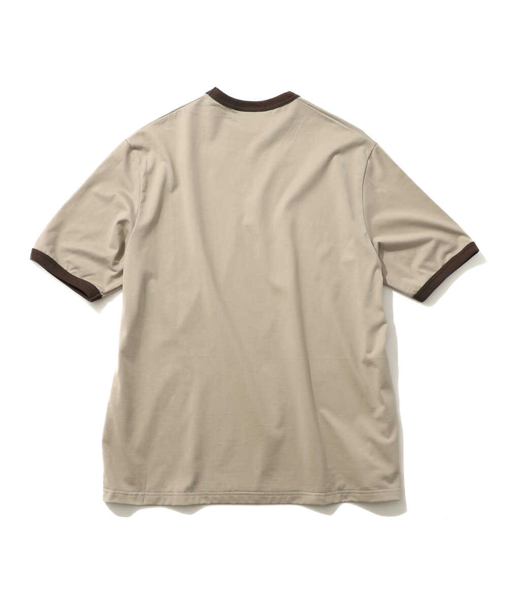 別注限定 カレッジロゴ リンガーTシャツ