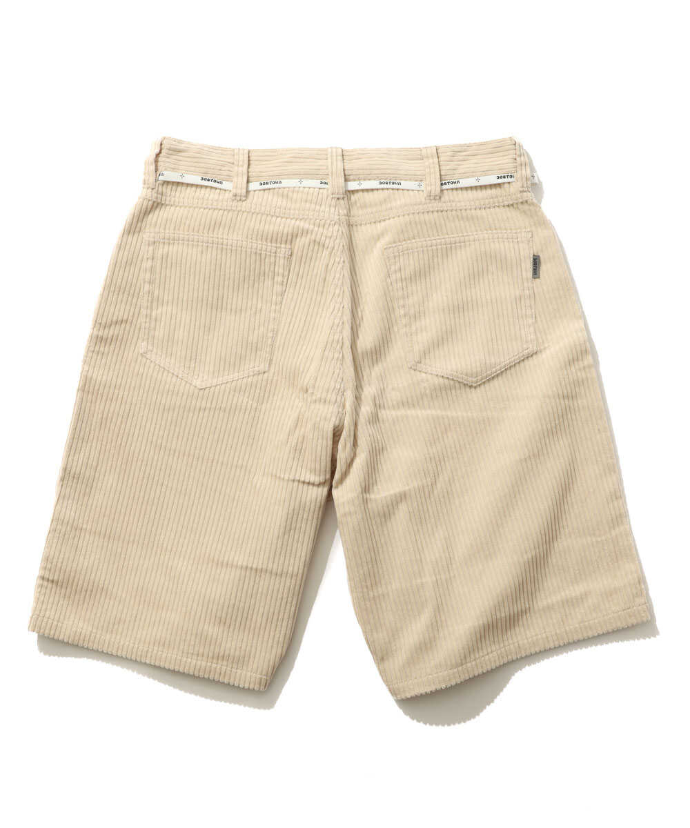 先行 コーデュロイショーツ