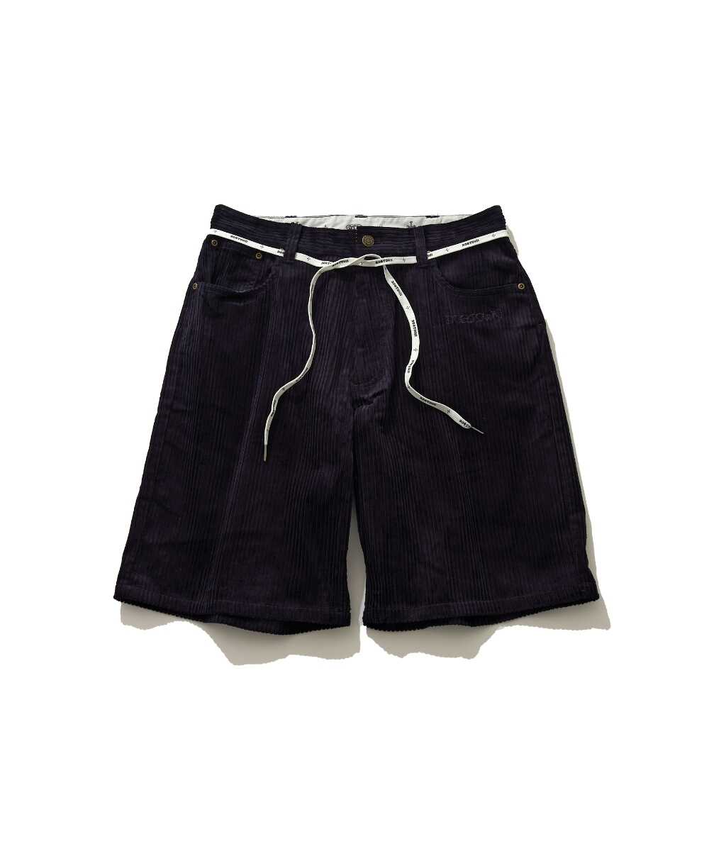 先行 コーデュロイショーツ