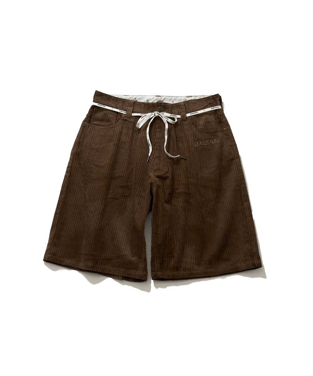先行 コーデュロイショーツ