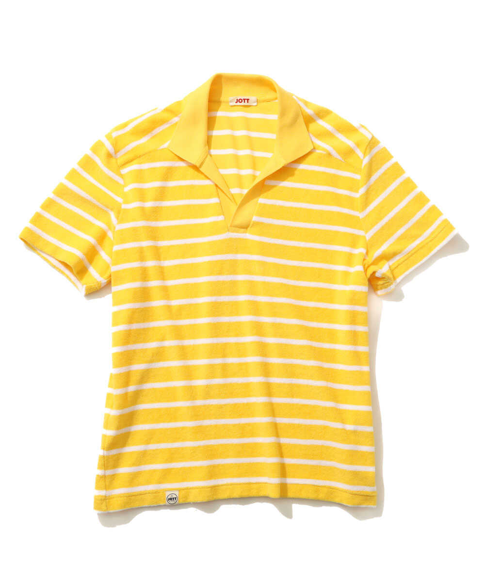 スキッパーパイルポロシャツ