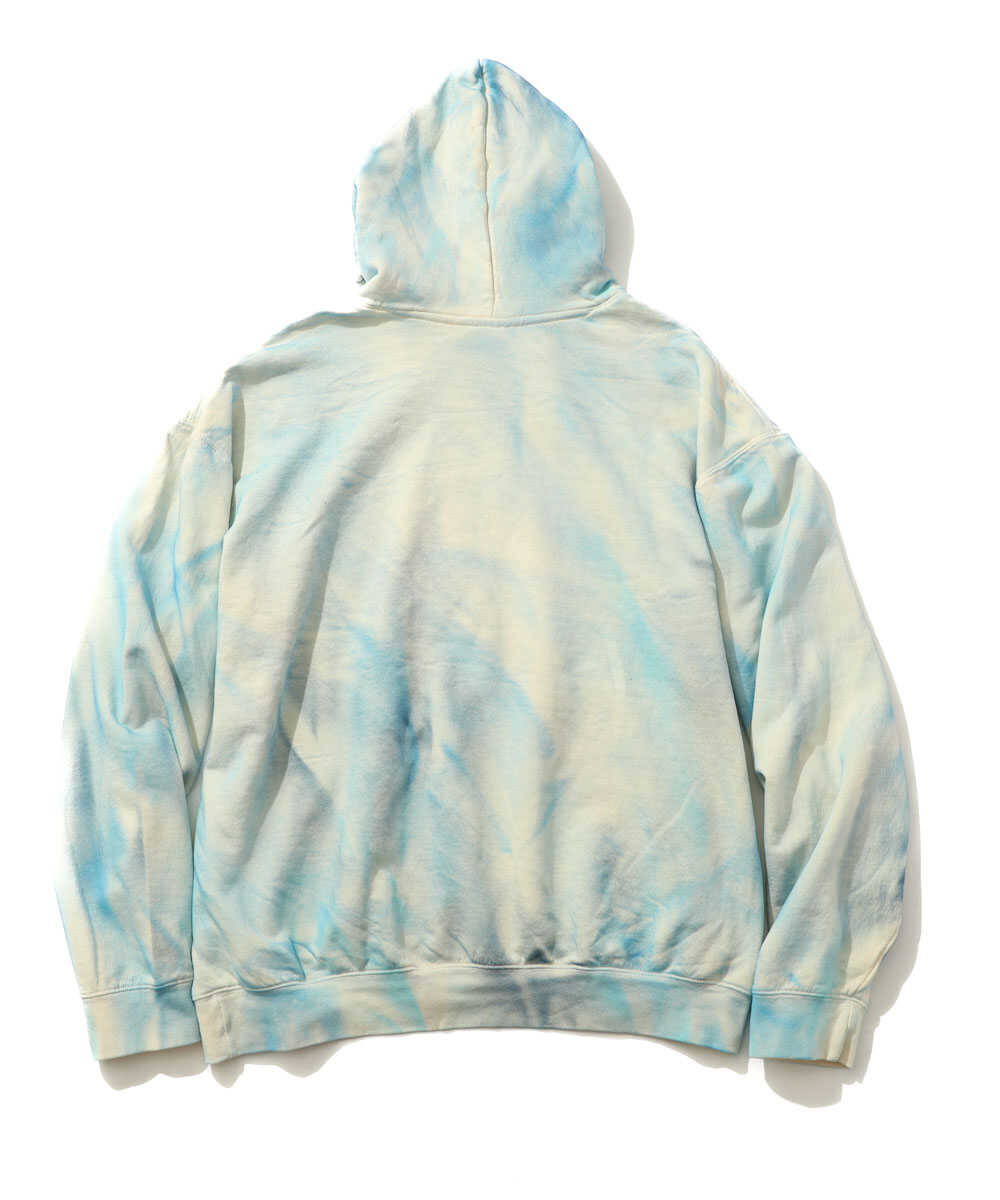 別注限定 タイダイ プルオーバーパーカ