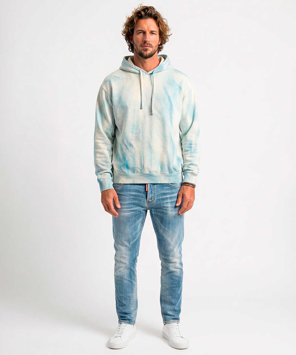 別注限定 タイダイ プルオーバーパーカ