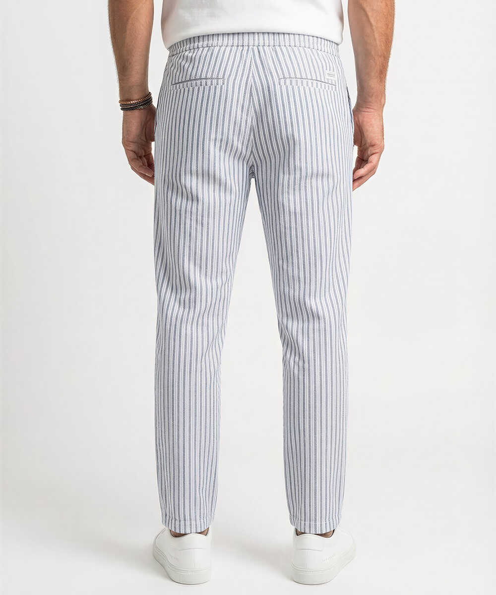 ストライプイージーパンツ