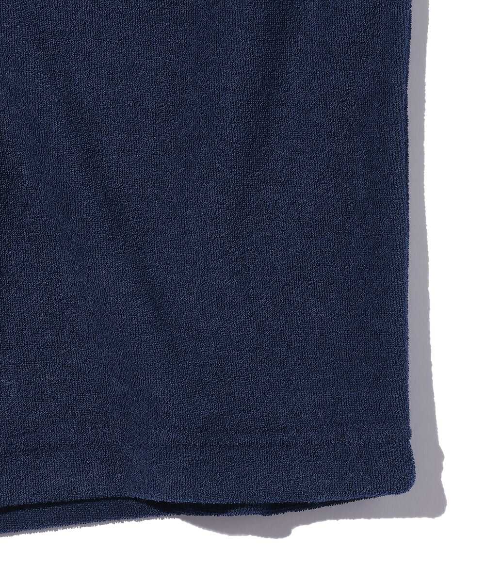 ロゴ刺繍パイル地ショーツ