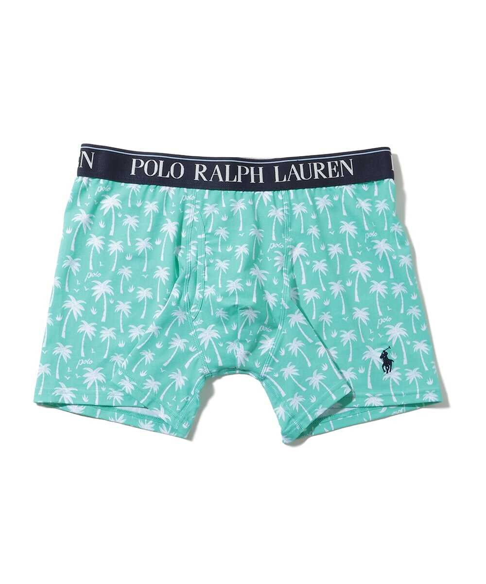 ロゴ刺繍プリントボクサーパンツ