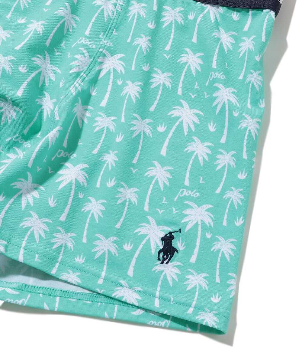 ロゴ刺繍プリントボクサーパンツ