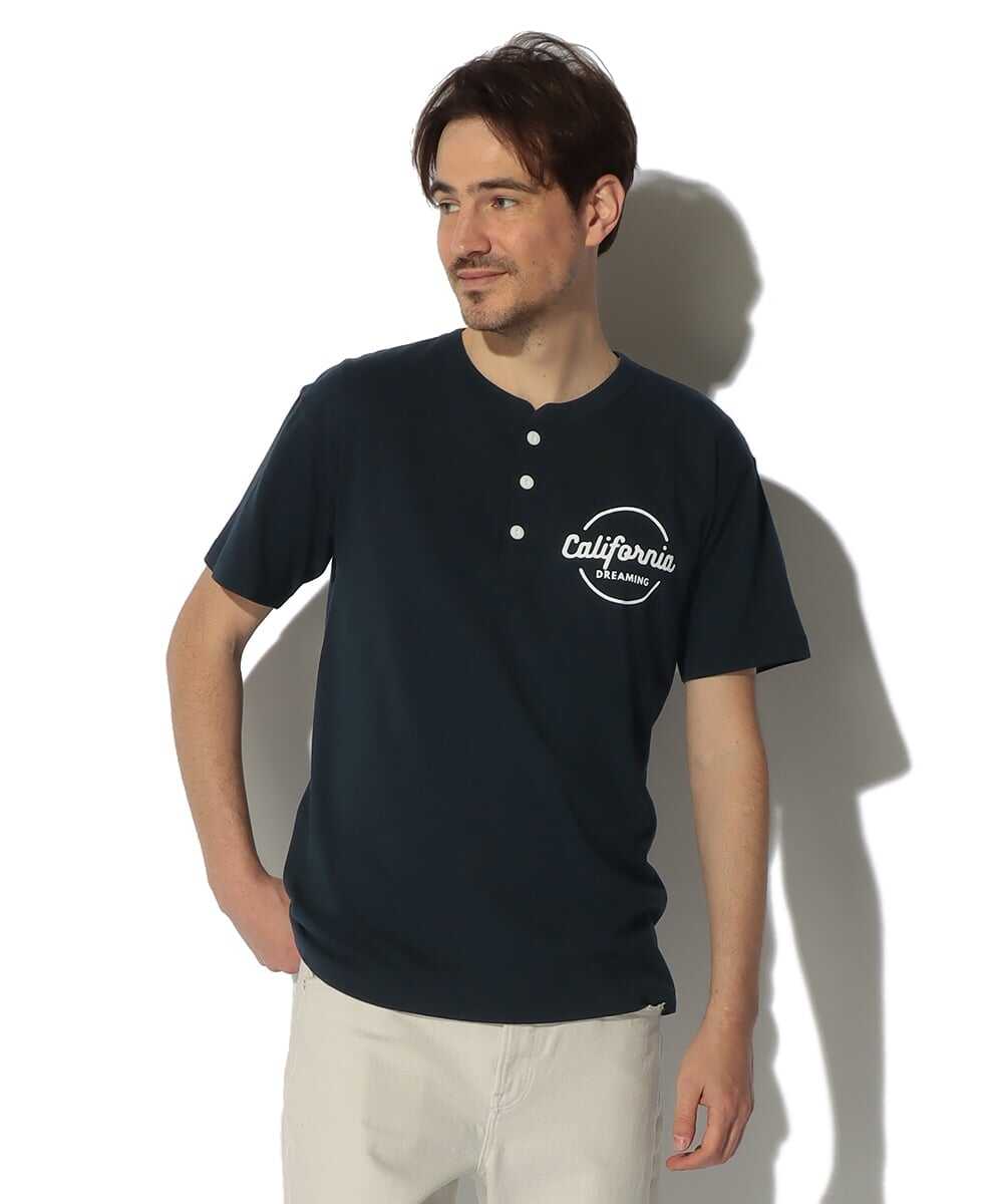 ヘビーウエイト ヘンリーネックTシャツ